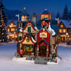 Lemax Kerstdorp | Lemax | Toy Making School | Santa's Wonderland (Batterijgevoed, Led, Handgeschilderd) 25927 K151001525 - 2