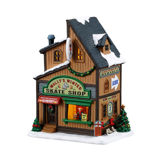 Lemax Kerstdorp | Lemax | Wally's Winter Skate Shop | Vail Vilage (Led, Handgeschilderd) 65539-EU K151001547