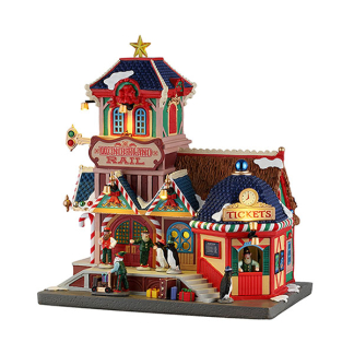 Lemax Kerstdorp | Lemax | Wonderland Rail | Santa's Wonderland (Batterijgevoed, Led, Handgeschilderd) 55351 K151001522