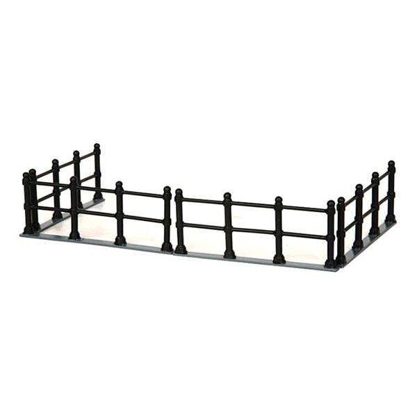 Lemax Kerstdorp accessoire | Lemax | Canal Fence | General Products (Set van 4, Handgeschilderd)  44789 K151001173 - 1