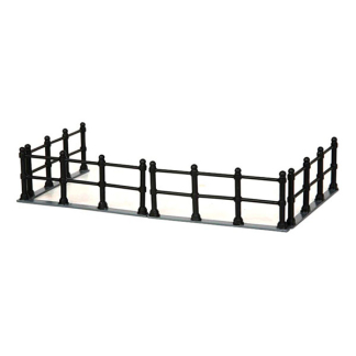 Lemax Kerstdorp accessoire | Lemax | Canal Fence | General Products (Set van 4, Handgeschilderd)  44789 K151001173
