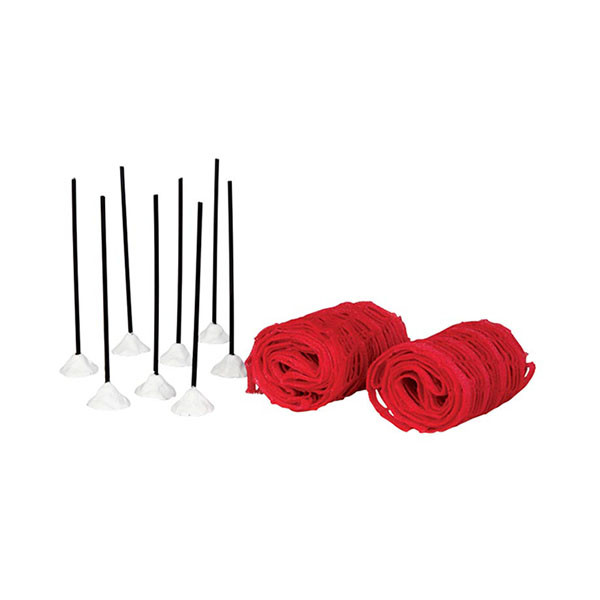 Lemax Kerstdorp accessoire | Lemax | Ski Racing Net | Vail Village | Set van 10 (Handgeschilderd) 44788 K151001571 - 1