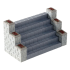 Lemax Kerstdorp accessoire | Lemax | Staircase | General Products | Set van 3 (Handgeschilderd) 84387 K151001182 - 2