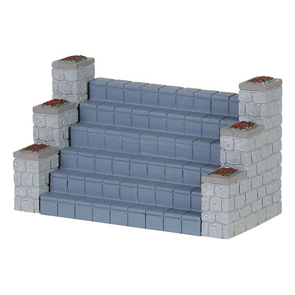 Lemax Kerstdorp accessoire | Lemax | Staircase | General Products (Set van 3, Handgeschilderd) 84387 K151001182 - 1