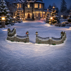 Lemax Kerstdorp accessoire | Lemax | Stone Wall | General Products | Set van 6 (Handgeschilderd) 63576 K151001580 - 2