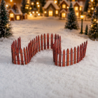 Lemax Kerstdorp accessoire | Lemax | Wired Wooden Fence | General Products (Handgeschilderd) 84813 K151001590 - 2