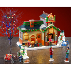 Lemax Kerstdorp set | Lemax | The Christmas Cafe Set | Caddington Village (Set van 12, Led, Handgeschilderd) 56675-EU K151001216 - 1