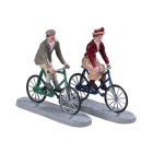 Lemax Kerstminiatuur | Lemax | Bike Ride Date | Caddington Village | Set van 2 (Handgeschilderd) 92763 K151001510 - 1