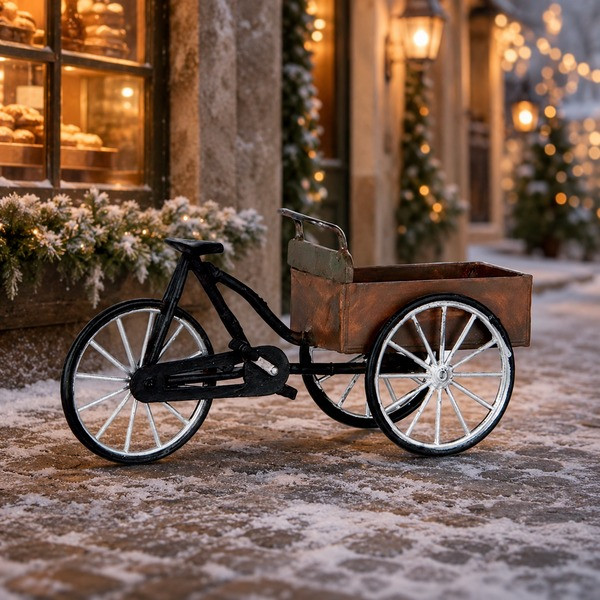 Lemax Kerstminiatuur | Lemax | Carry Bike | Caddington Village (Handgeschilderd) 64068 K151001515 - 2