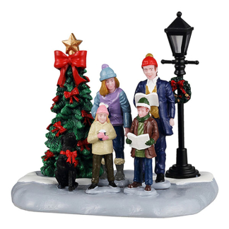 Lemax Kerstminiatuur | Lemax | Family Caroling | Vail Village 43722 K151001130