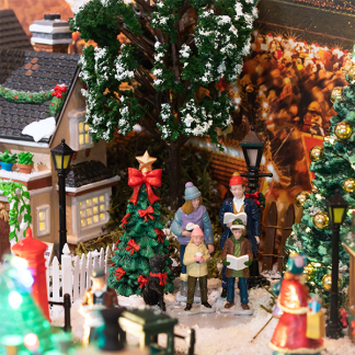 Lemax Kerstminiatuur | Lemax | Family Caroling | Vail Village 43722 K151001130 - 2