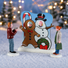 Lemax Kerstminiatuur | Lemax | Frosty Photo Op | Harvest Crossing | Set van 3 (Handgeschilderd) 52533 K151001540 - 2
