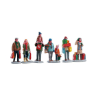 Lemax Kerstminiatuur | Lemax | Holiday Shoppers | Caddington Village | Set van 6 (Handgeschilderd) 92683 K151001509 - 1