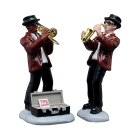 Lemax Kerstminiatuur | Lemax | Jazz Duo | General Products | Set van 2 (Handgeschilderd) 52523 K151001581 - 1