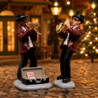 Lemax Kerstminiatuur | Lemax | Jazz Duo | General Products | Set van 2 (Handgeschilderd) 52523 K151001581 - 2