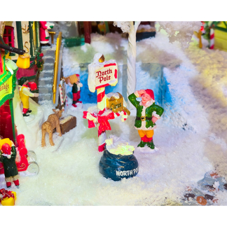 Lemax Kerstminiatuur | Lemax | Merry Mailbox | Santas Wonderland (Handgeschilderd) 72570 K151001140 - 2