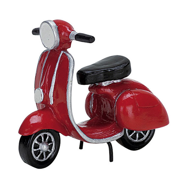 Lemax Kerstminiatuur | Lemax | Red Moped | General Products (Handgeschilderd) 74610 K151001593 - 1