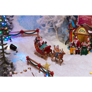 Lemax Kerstminiatuur | Lemax | Santa’s Sleigh | General Products (Handgeschilderd) 53210 K151001137 - 2