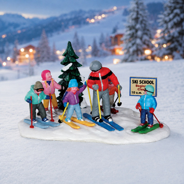 Lemax Kerstminiatuur | Lemax | Ski School | Vail Village (Handgeschilderd) 33018 K151001557 - 2