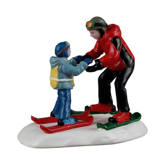 Lemax Kerstminiatuur | Lemax | Ski Slope Lesson | Vail Village (Handgeschilderd) 62627 K151001563