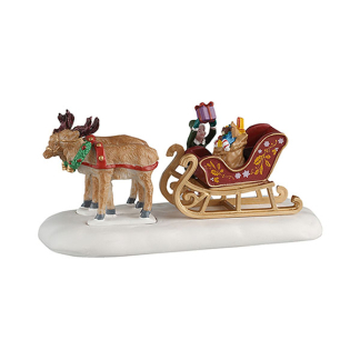 Lemax Kerstminiatuur | Lemax | Sled Of Toys | Santa's Wonderland (Handgeschilderd) 63811 K151001532