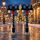 Lemax Kerstminiatuur | Lemax | Splendid Lights | Caddington Village | Set van 2 (Led, Handgeschilderd) 34090 K151001512 - 2