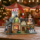 Lemax Kersttafereel | Lemax | Bell's Gourmet Popcorn Factory | Harvest Crossing (Bewegend, Muziek, Led, Handgeschilderd) 75188-EU K151001539 - 2