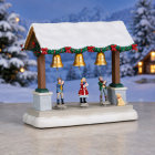 Lemax Kersttafereel | Lemax | Christmas Bells Are Ringing | Caddington Village (Batterijgevoed, Bewegend, Muziek, Led, Handgeschilderd) 64637 K151001500 - 2