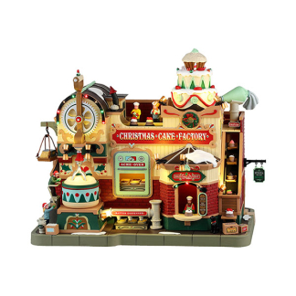 Lemax Kersttafereel | Lemax | Christmas Cake Factory | Caddington Village (Bewegend, Muziek, Led, Handgeschilderd) 45268-EU K151001479