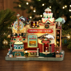 Lemax Kersttafereel | Lemax | Christmas Cake Factory | Caddington Village (Bewegend, Muziek, Led, Handgeschilderd) 45268-EU K151001479 - 2