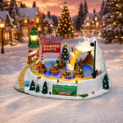 Lemax Kersttafereel | Lemax | Dasher's Bumper Boats | Santa's Wonderland (Watergevuld, Bewegend, Muziek, Led, Handgeschilderd) 64638-EU K151001518 - 4