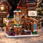 Lemax Kersttafereel | Lemax | North Pole Mail Room | Santa's Wonderland (Bewegend, Muziek, Led, Handgeschilderd) 15733-EU K151001517 - 2
