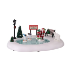 Lemax Kersttafereel | Lemax | North Pole Skating Rink | Santa’s Wonderland (Batterijgevoed, Bewegend, Handgeschilderd) 14837 K151001526 - 1