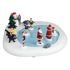 Lemax Kersttafereel | Lemax | Northern Lights Skating Pond | Santa’s Wonderland (Batterijgevoed, Bewegend) 44363 K151001123 - 2