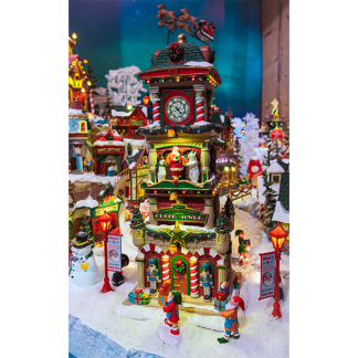 Lemax Kersttafereel | Lemax | Santa Claus is Coming to Town | General Products (Bewegend, Muziek, Handgeschilderd) 54353-EU K151001081 - 2