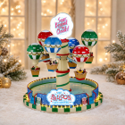 Lemax Kersttafereel | Lemax | The Balloon Cloud Hoppers | Carnival (Bewegend, Muziek, Led, Handgeschilderd) 64648-EU K151001542 - 2