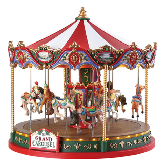 Lemax Kersttafereel | Lemax | The Grand Carousel | Carnival (Bewegend, Muziek, Led) 84349-EU K151001075 - 2