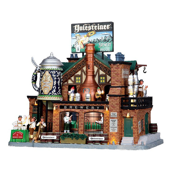 Lemax Kersttafereel | Lemax | Yulesteiner Brewery | Caddington Village (Bewegend, Muziek, Led, Porselein, Handgeschilderd) 05073-EU K151001078 - 1