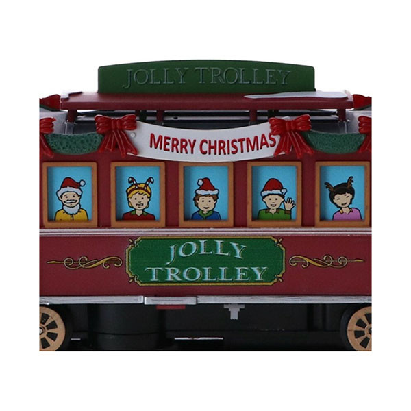 Lemax Kersttrein | Lemax | Jolly Trolley | Caddington Village (Batterijgevoed, Bewegend, Muziek, Led, Handgeschilderd) 4738 K151001080 - 7