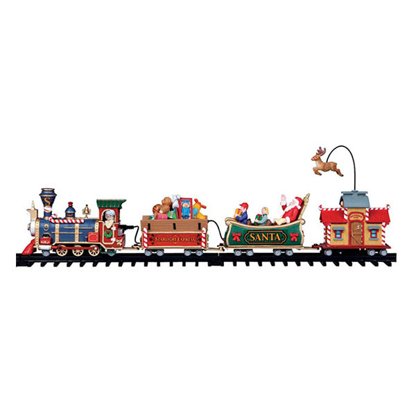 Lemax Kersttrein | Lemax | The Starlight Express | General Products (Batterijgevoed, Bewegend, Muziek, Led, Handgeschilderd) 4232 K151001082 - 1