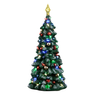 Lemax Miniatuur kerstboom | Lemax | Snowy Christmas Tree | General Products (Led, Handgeschilderd) 34102 K151001226 - 3