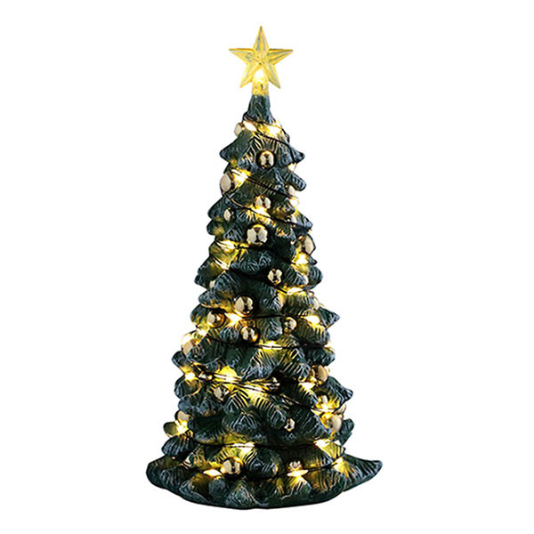 Lemax Miniatuur kerstboom | Lemax | Snowy Christmas Tree | General Products (Led, Handgeschilderd) 54526 K151001228 - 1