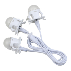 Verlengkabel met lampjes | Lemax (Type-L naar 3x Moonlander) Verlengkabel met lampjes | Lemax (Type-L naar 3x Moonlander)