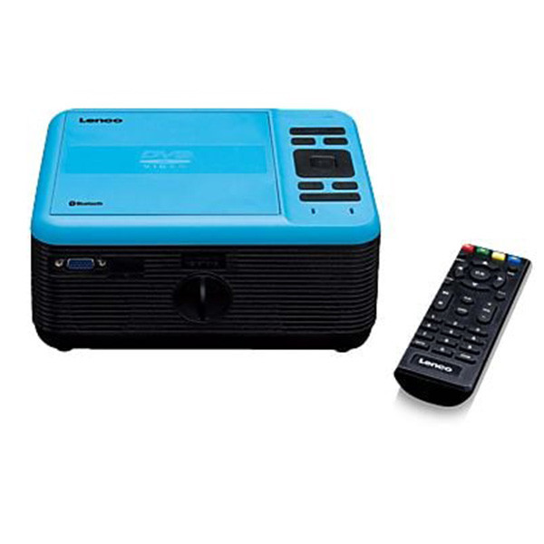 Lenco Mini beamer | Lenco | LPJ-500BU | Full HD  (Bluetooth, 2800 lumen, DVD, USB A, HDMI, tot 100", Afstandsbediening, Draagbaar) LPJ-500BU K170511335 - 2