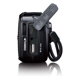 Lenco Noodradio | Lenco | FM | KG (Zaklamp, Opwindbaar, Zonnepaneel, USB-C) MCR-113BK K010308010 - 6