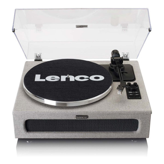 Lenco Platenspeler | Lenco | LS-440GY | 40W (Bluetooth, Ingebouwde speakers, 33/45 rpm, Riemaandrijving, Grijs) LS-440GY K105005268 - 2