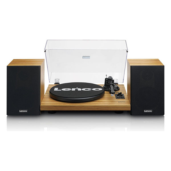 Lenco Platenspeler | Lenco | LS-500 | 40W (Bluetooth, 2 externe speakers, 33/45 rpm, Riemaandrijving, Hout) LS-500OK K105005293 - 1