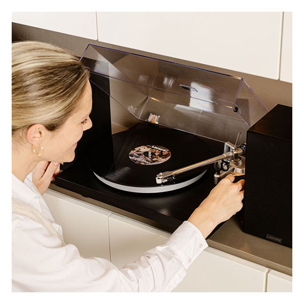 Lenco Platenspeler | Lenco | LS-500 | 40W (Bluetooth, 2 externe speakers, 33/45 rpm, Riemaandrijving, Zwart) LS-500BK K105005292 - 9