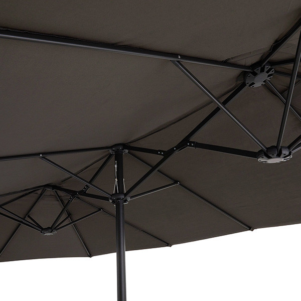 Lifa Garden Dubbele parasol | Lifa Garden | 450 x 270 x 240 cm (Antraciet) HET.LG.0161.086.AN K170105683 - 6