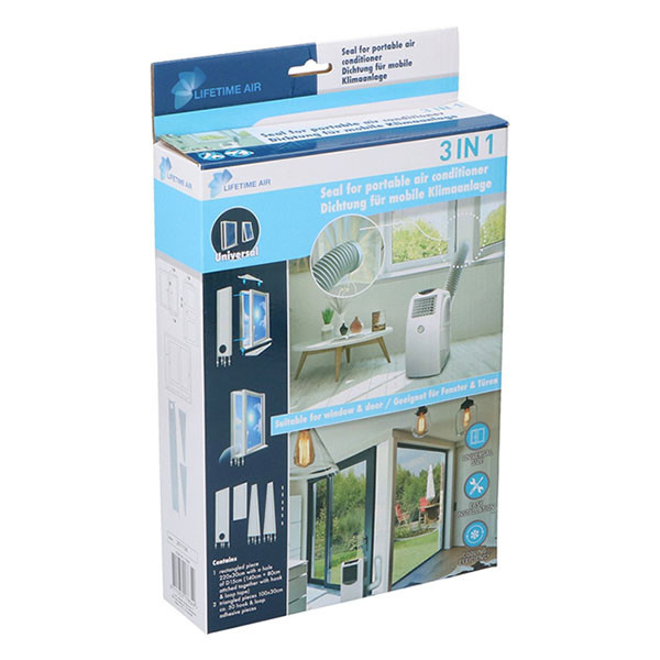 Lifetime Air Airco raamafdichtingsset | Lifetime Air | 220 x 30 cm (Polyester, Spandex, Universeel) 871125217834 K170104171 - 1